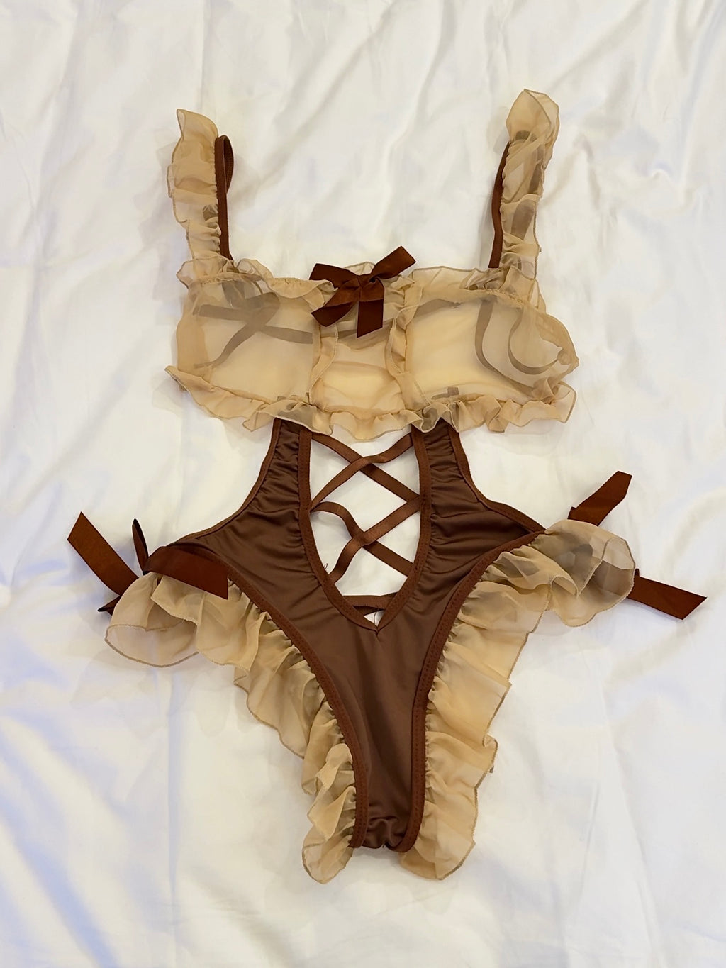 Sexy One-Piece Maid Uniform, Seductive Role Play Costume