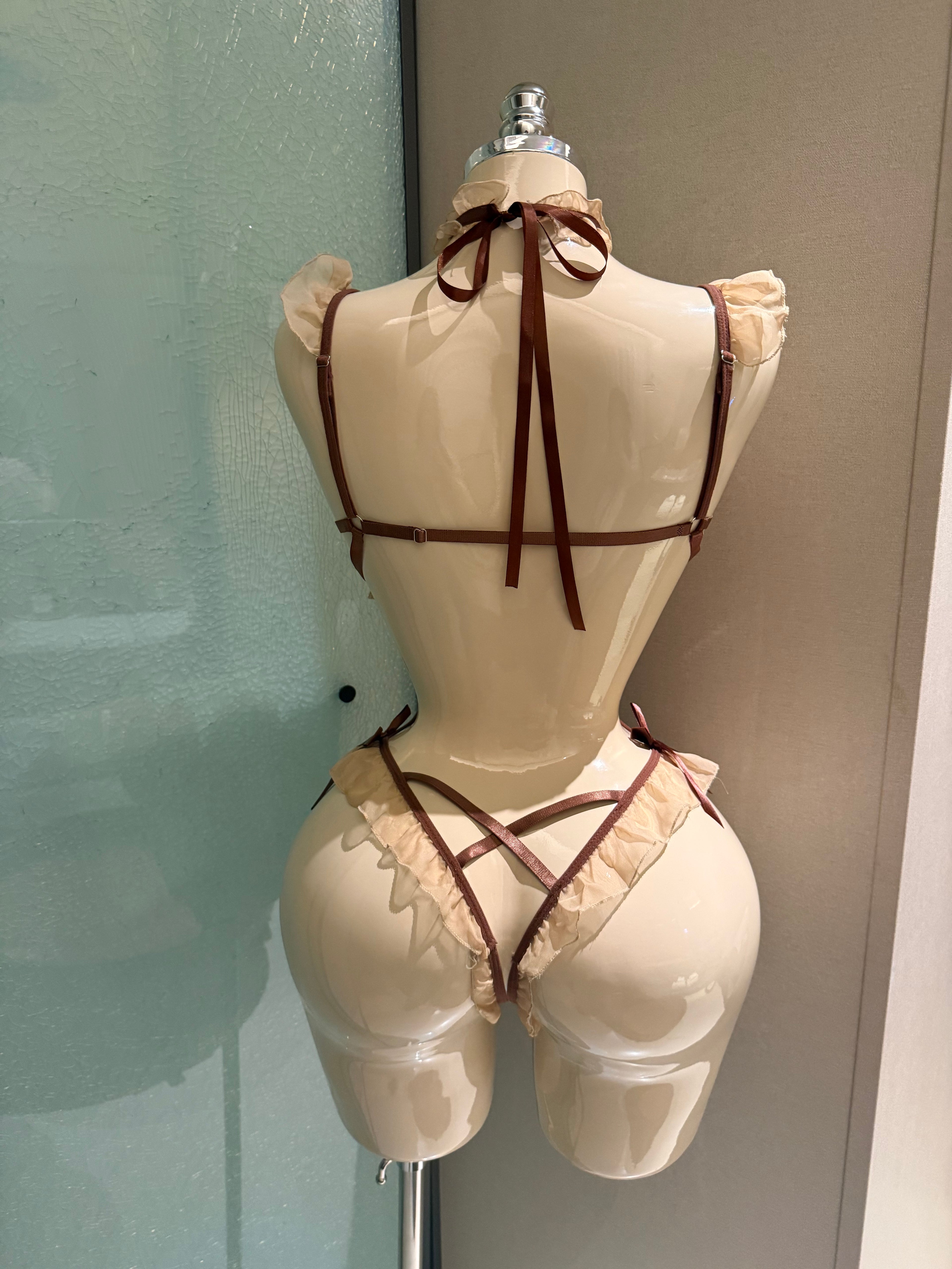 Sexy One-Piece Maid Uniform, Seductive Role Play Costume